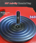 360-degree swivel anti-slip threaded tray designed for the Heavy Duty Universal Machine Mover Dolly for industrial use.