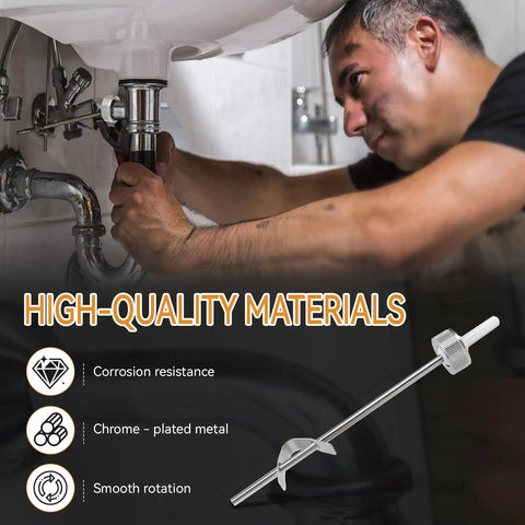 Rock Solid Stainless Steel Pivot Rod Kit And Clip Assembly 12689 Replacement Part For Moen Bathroom Sink Pop Up Drain Stopper With Smooth Lift Rod Action And Zero Fuss Diy Install