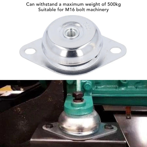 Heavy Duty Generator Anti Vibration Pad With 500Kg Load Capacity Rubber Shock Isolator for Generators Installed Close-Up
