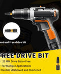 Built Like A Tank Size 8 By 1 1/4 Inch Tan Deck Screws Packing Heavy Duty Epoxy Finish For Serious Rust Blocking Plus T25 Torx Bits For Rugged Fence Work That Nails It with drive bit and cordless drill.