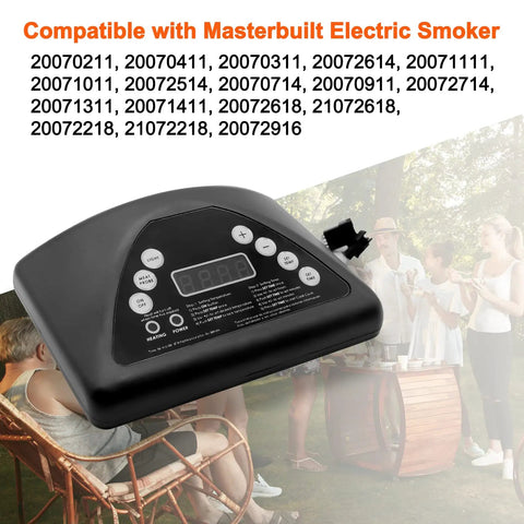 Digital Control Panel Replacement For Electric Smokers Works With 20070211 20070311 20070411 showing LED display