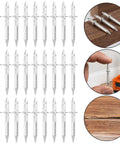 Double Headed Baseboard Screws For Solid Wood Trim And MDF Skirting, High Carbon Steel No Mark Invisible Nails shown in detail
