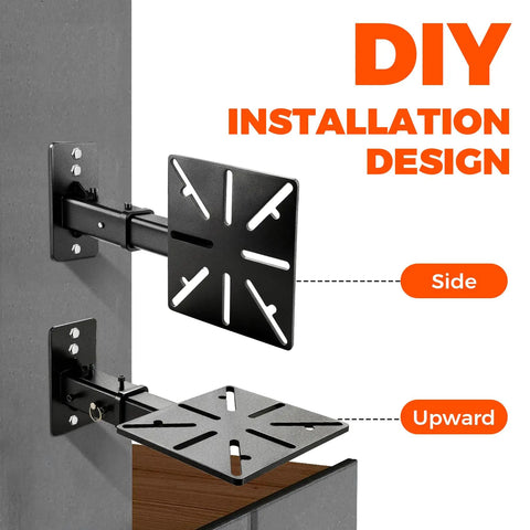 Heavy Duty Wall Mount Vise and Grinder for Garage or Workshop Carbon Steel Bench Mount with Rock Solid Clamp Space Saving Vise Grinder Combo Durable Black Finish for Metalworking Projects, side view