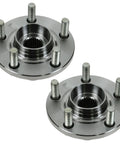 Front Wheel Bearing And Hub Assembly Kit For Subaru Impreza Forester Outback Baja Legacy 1990-2007 8 Piece Set Includes 2 Front Bearings 2 Front Hubs And 2 Front Inner And Outer Seals, showing 2 front hubs with bolts visible.