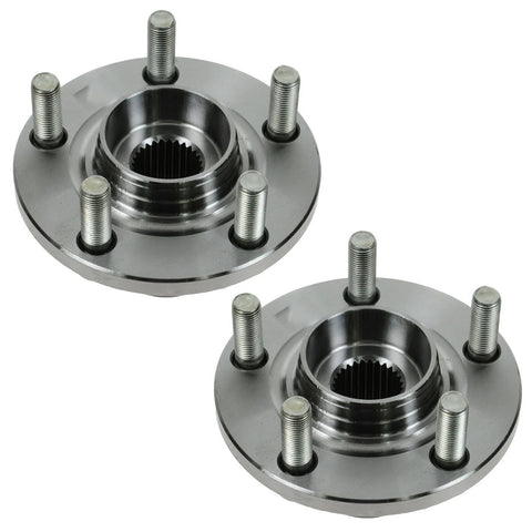 Front Wheel Bearing And Hub Assembly Kit For Subaru Impreza Forester Outback Baja Legacy 1990-2007 8 Piece Set Includes 2 Front Bearings 2 Front Hubs And 2 Front Inner And Outer Seals, showing 2 front hubs with bolts visible.