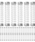 Top Notch 100 Piece Stainless Steel Compression Springs Kit For DIY Fixes And Repair Projects Featuring Snappy Pen Return Technology That Guarantees Smooth Writing Flow Every Single Time With Rust Resistant Metal Mini Springs You Can Count On, stainless steel pen springs