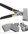 Six Inch Hand Seamer Metal Bender Tool With Straight Jaw for Sheet Metal Bending and Flattening, non-slip wires, heavy-duty
