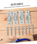 Heavy Duty Wall Mount Fence Post Hinges For Exterior Barn Doors Built Like A Tank With Rust Resistant Finish and mounting screws on wood.