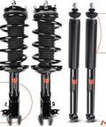Front And Rear Complete Struts With Coil Spring Assembly For Honda Civic 2006 2011 And Acura CSX 2006 2011 Replacement