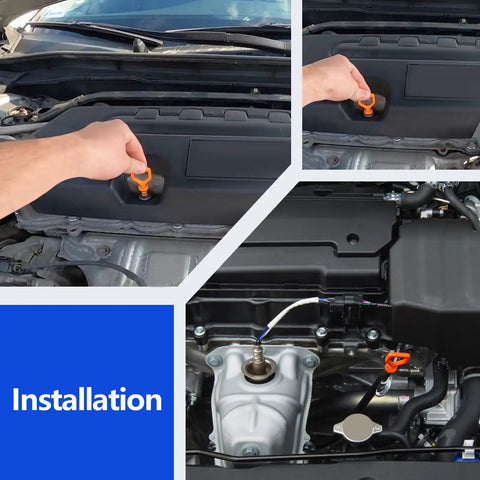 Honda Engine Oil Dipstick Replacement For CR V 2015 2019 Accord 2013 2017 TLX 2015 2019 ILX 2016 2019 2.4L installation view