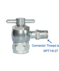 Schrader High Pressure No Air Loss Coupler 556 Pro Grade For Filling Shocks, NPT1/8 Male Connector, steel aviation tool