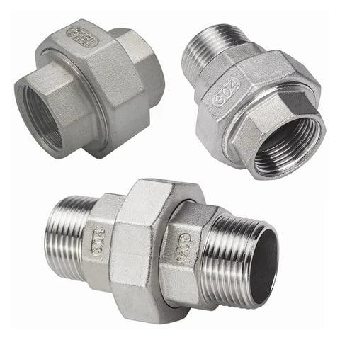 3 Inch BSPT Male Socket Union Coupler for 304 Stainless Steel Pipe Fittings, Beefy Heavy Duty Connector
