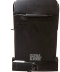 Back view of 15 Bar Espresso And Cappuccino Machine With Manual Frother Wand And Compact Black Housing.