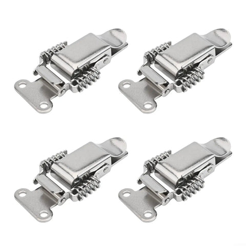 Beefy Stainless Steel Double Spring Draw Latch for Toolboxes Suitcases and Wooden Cabinets, set of four latches.