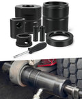 Pin And Bushing Adapter Tool Service Kit For Removing Pins And Bushings, built tough heavy duty steel, black oxide coating