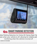 DIY Dash Cam Hardwire Kit OBDII To USB C And Micro USB Adapter With A 15 Foot Cable powers SC Series dash cam mounted on windshield
