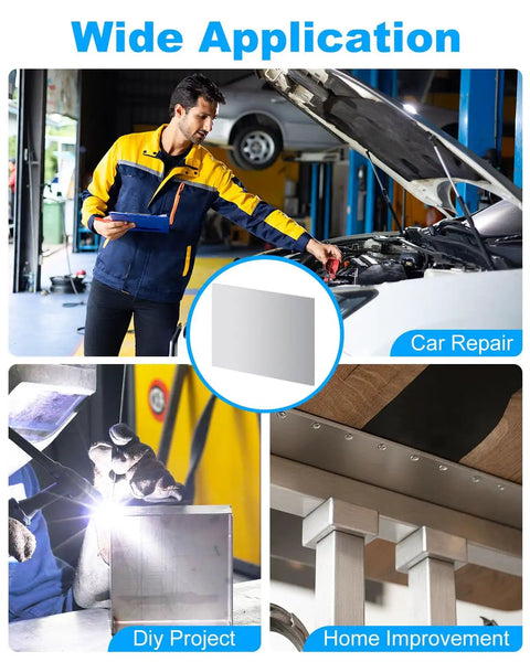 Two Pack 16x12 Inch Steel Sheets 20 Gauge Cold Rolled Low Carbon Metal Plate With Light Protective Oil For Oxidation Protection And Easy Wipe Clean DIY Friendly Heavy Duty For Fabrication Metal Art Projects And Home Improvement, used for car repair, DIY, home improvement