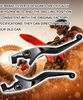 Yozma IN10 Ebike Two Pack Aluminum Adjustable Brake Levers Left And Right Replacement for Dirt Bike and ATV