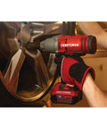 Beast Half Inch Cordless Impact Wrench Bare Tool With Hog Ring Anvil, removing lug nuts from a car wheel