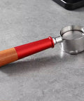 Stainless Steel Bottomless Portafilter Handle for Home Espresso Makers, Durable Filter Holder for Office and Cafe Use