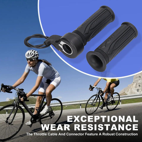 20X Full Twist Throttle For E Bikes And Scooters Stable Responsive Electric Bike Throttle With Waterproof Connector