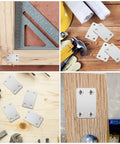 Sturdy Stainless Steel Mending Plates With Screws For Home Improvement And DIY Projects, Flat Metal Brackets in various tasks