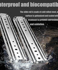 Heavy Duty Drawer Slides With Lock Full Extension Ball Bearing Runners Side Mount Rails 500mm Length Built To Last 120 Kg Capacity Cold Rolled Steel 2mm Thick Industrial Drawer Guide Kit 1 Pair, side view in water