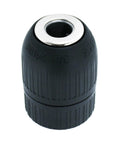 Keyless Drill Press Chuck 3/8 Inch With 24 UNF Mount for 2.0 Mm to 13 Mm Bits, carbide jaw inserts, black oxide finish