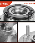Close-up of Two Pack Rear Wheel Bearing And Hub Assembly For AWD Mitsubishi Outlander 2007 2013 And Lancer 2012 2017 5 Lug Fitment