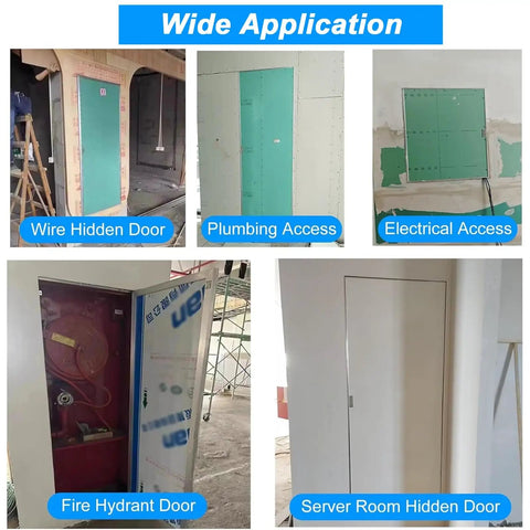 Hassle Free Paintable Drywall Access Panel 14 By 26 Inch Aluminum Frame Heavy Duty Gypsum Board Flush Mount Plumbing Door for easy access in various applications.