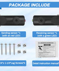 Universal Garage Door Sensor Kit For Genie And Overhead Openers Made After 1993 Dual Sensor Transmitter And Receiver GSTB-R STB-BL Compatible