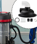 Nifty Cyclone Separator Cover Lid With Hella Efficient Dust Collection For Woodworking Tools Prevents Clogging Super Easy Install And Works Perfect With Your Chipboard Vacuum To Keep Your Shop Spotless And Messy Sawdust Clutter with black and white fitting components.