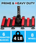 Commercial Grade Pool Vacuum Head With Wheels 14 Inch Extra Wide Heavy Duty Vacuum Cleaner For Easy Breezy Deep Cleaning And Long Lasting Pool Maintenance Durable ABS And Metal Construction, with 6 weighted blocks and 8 wheels, weighing 4 lb