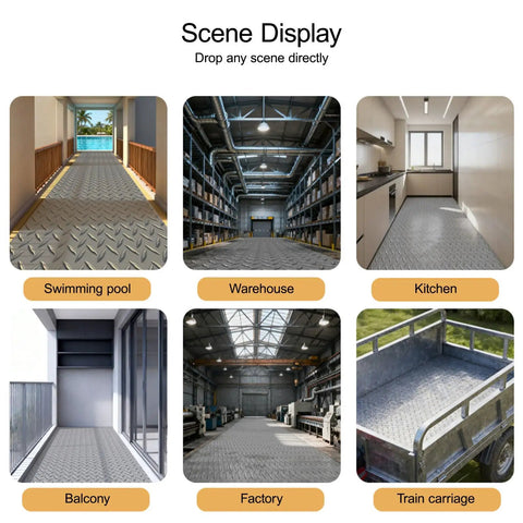 Heavy Duty Cuttable Non Slip Electrical Insulating Mat Waterproof Rubber Safety Flooring Shock Resistant Workzone Cover in kitchen.