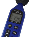 Pro Grade Decibel Meter With 30 To 130 dBA Sound Level Range, SPL Reader And Data Logger For Windows, handheld view