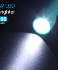 1W LED flashlight beam, part of the Ten Pack Mini LED Flashlights Each 100 Lumens With Pre Installed AAA Batteries Included set