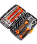 Heavy Duty Ratchet Screwdriver Kit With Magnetic Torx Bits For Quick Home Repair Jobs And TINY Hardware Tasks Perfect DIY Tool For Fastener Work, open case