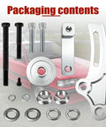 Heavy Duty Alternator Conversion Bracket Kit For Holden LS1 And Nissan RB Engine Swap Aluminum hardware and brackets.