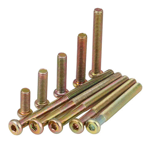 Dope Heavy Duty Hex Socket Cap Screws Set 20 Pieces M6 And M8 Fully Threaded Machine Screws Flat Round Heads