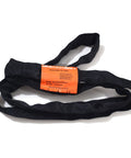 Round Sling For Aerial Hoop 3ft 91cm Beefy Heavy Duty Lifting Strap With 5 To 1 Safety Factor CE Certified Military Grade Polyester, black