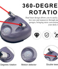 Dual Laser Garage Parking Sensor With AC Adapter And 360 Degree Adjustable Arms showing 360-degree rotation feature and dual laser heads.