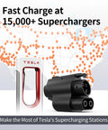 Top Shelf Nacs To Ccs1 Adapter For Blazing Fast Electric Charging With Heavy Duty Cable and smooth plug design for Tesla charging.