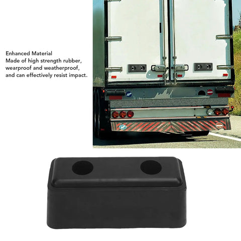 Badass Heavy Hitter Rectangle Dock Bumpers Reinforced Rubber Pad For Truck Trailer Ramp Marine Boat Stopper Weather Resistant Impact Shock Absorber Guard