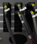 Knockout Performance P Touch Pro Label Maker Equipped With One Touch Keys For Printing Rock Solid Laminated Labels on electrical cables.