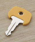 701 Ignition Key Set For Jungheinrich Forklifts And Pallet Trucks 6 Pack Replacement Keys 701 28520480 Compatible With Heavy Equipment Easy Fit Beefy Metal Build For Quick Access On The Jobsite In Busy Warehouses. Single metal ignition key with yellow plastic head