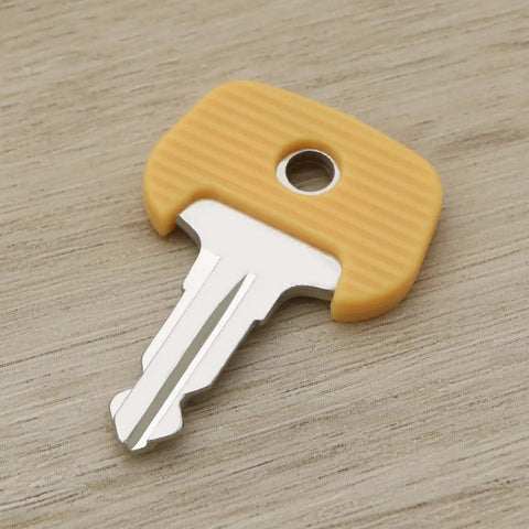 701 Ignition Key Set For Jungheinrich Forklifts And Pallet Trucks 6 Pack Replacement Keys 701 28520480 Compatible With Heavy Equipment Easy Fit Beefy Metal Build For Quick Access On The Jobsite In Busy Warehouses. Single metal ignition key with yellow plastic head