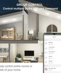 Smartphone app controlling BR30 Smart Flood Light Bulbs With WiFi No Hub Needed 650 Lumen Daylight 60W Equivalent E26 Base