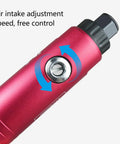 Pro Level High Speed Pneumatic Die Grinder With Adjustable Intake And 25000 RPM Air Motor features air intake adjustment for speed control.