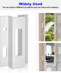Sliding Door Keeper For Extruded Aluminum Latch Replacement Fits Pella Micron 1200 Series Viking Doors And Other Sliding Glass Doors 1 Pack Durable White Finish For Hook Style Latches