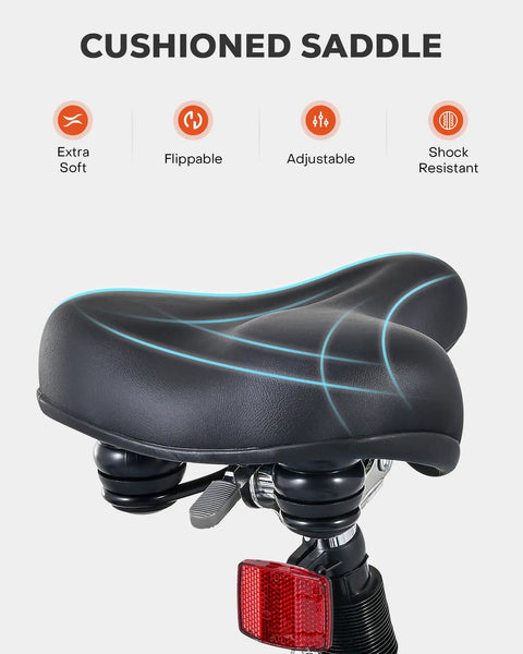Electric Tricycle For Adults 26 Inch Trike With 250W Peak 500W Motor 468Wh Removable Battery 31 Mile Range Three Modes 3 Wheel Electric Trike For Seniors Teal Color Easy Ride For Daily Commute cushioned saddle with rear light